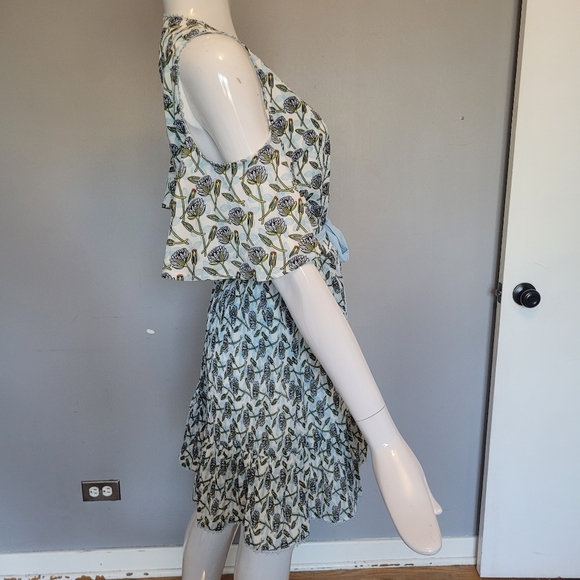 Foxiedox Lexie Cold Shoulder Faux Wrap Dress, VGUC, Size M - Picture 4 of 11